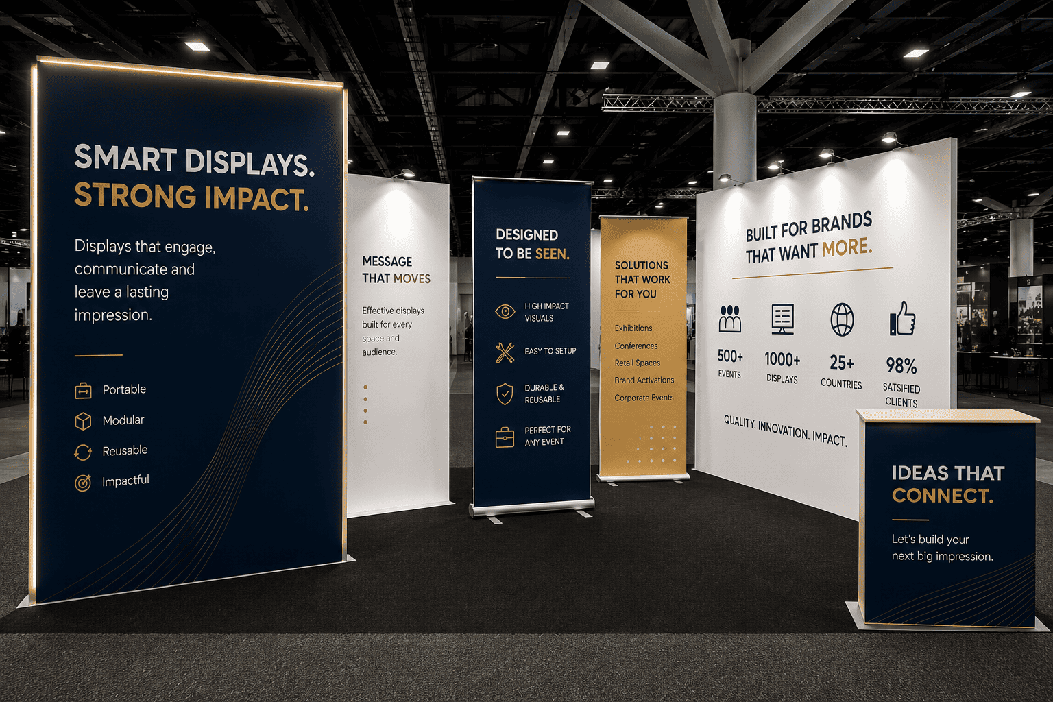 Exhibition and event signage Dubai